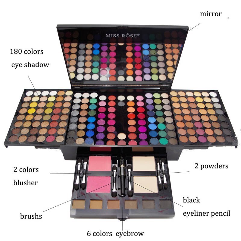 personalized piano-shaped makeup palette