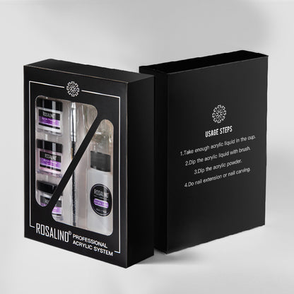 Acrylic Nail Powder Kit Pro Nail Art Tools & Manicure Set