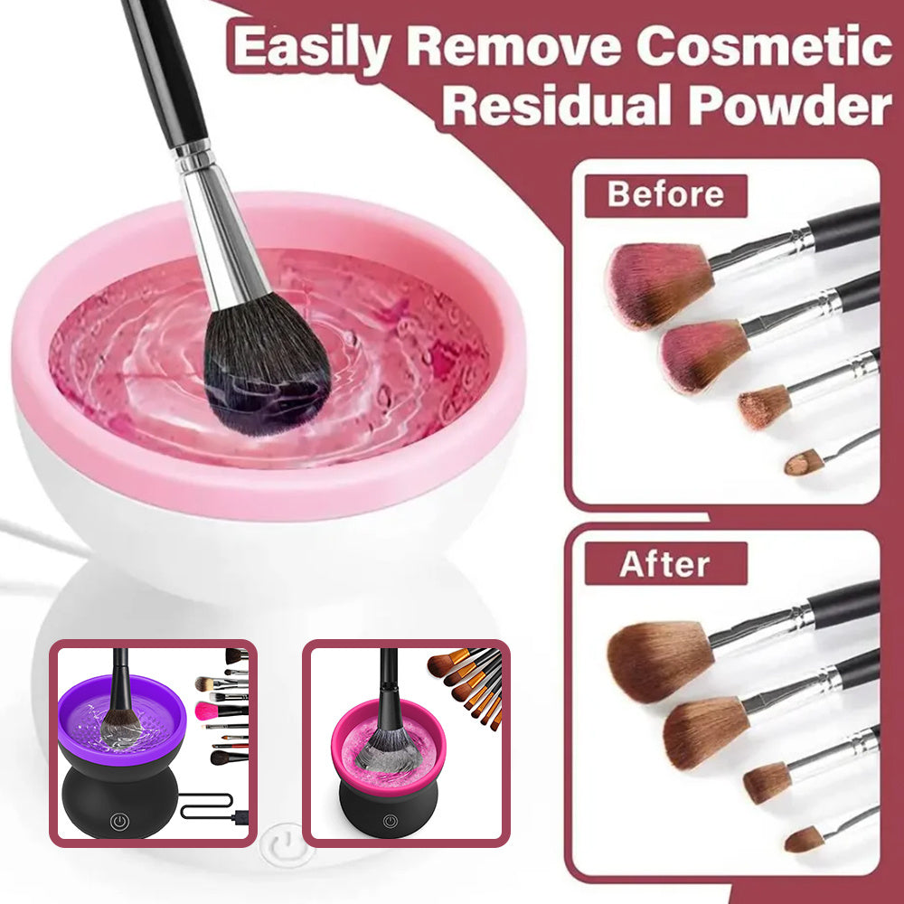 electric makeup brush cleaner