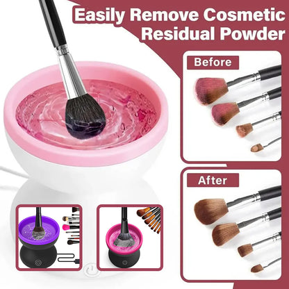 electric makeup brush cleaner