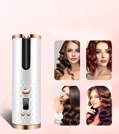 cordless automatic hair curler