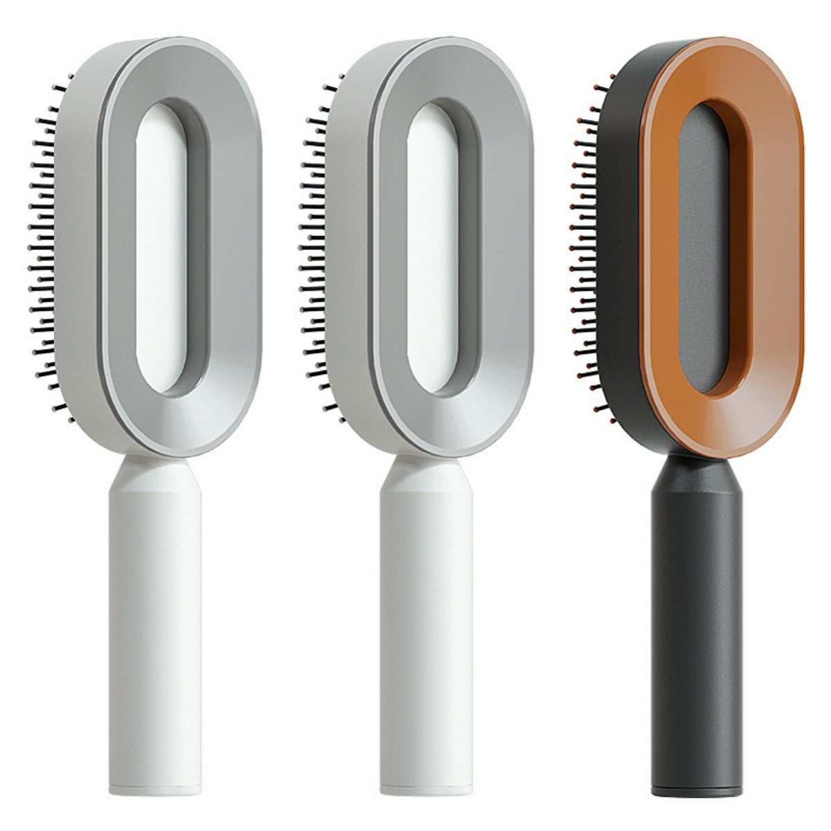 self-cleaning hair brush for women