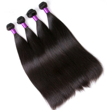 Brazilian straight human hair.