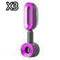 self-cleaning hair brush for women