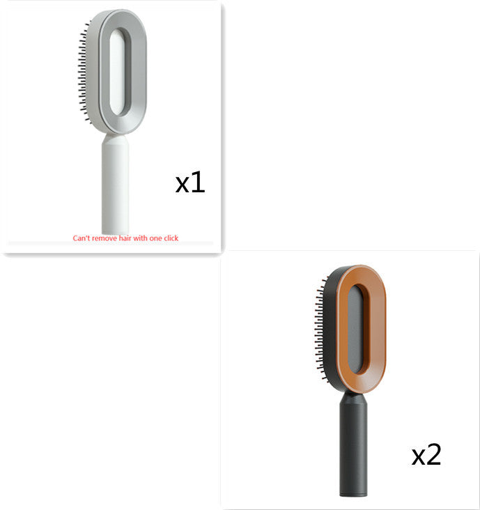 self-cleaning hair brush for women