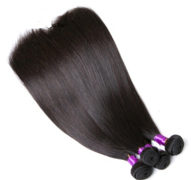 Brazilian straight human hair.
