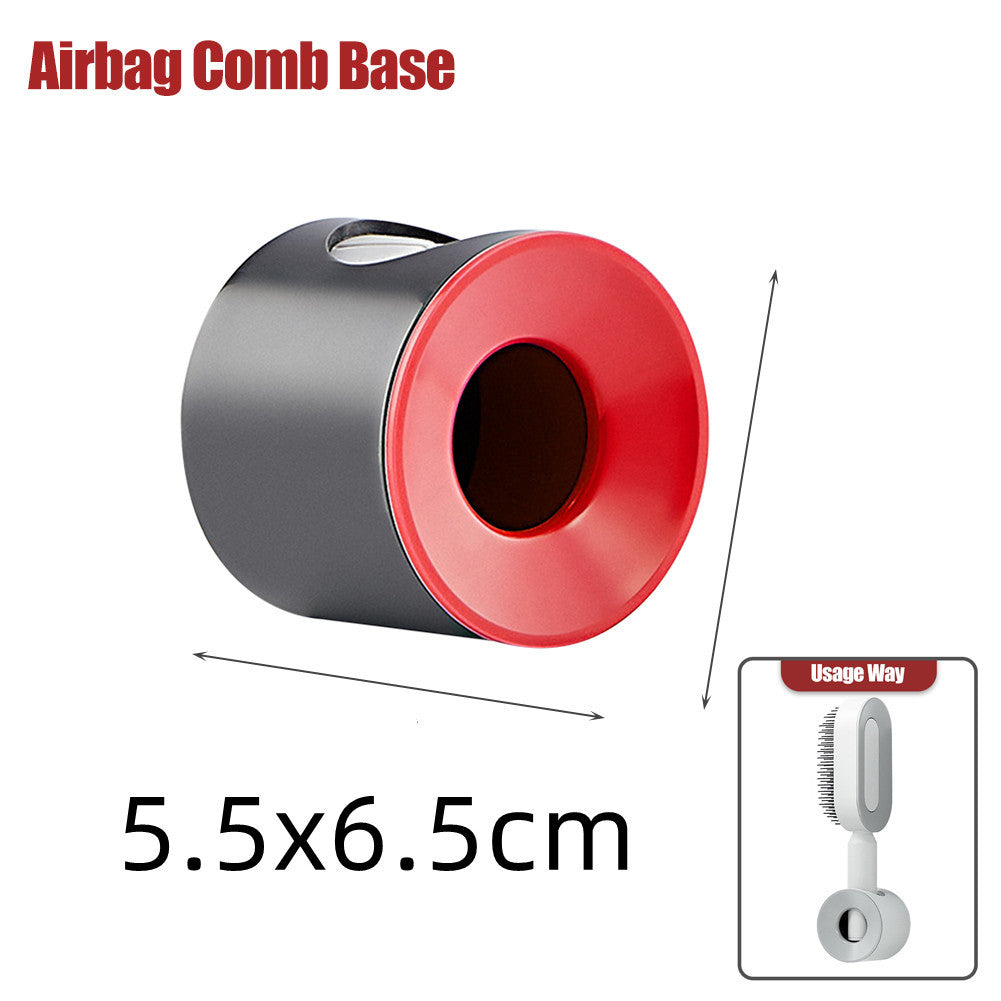 self-cleaning hair brush