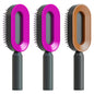 self-cleaning hair brush for women