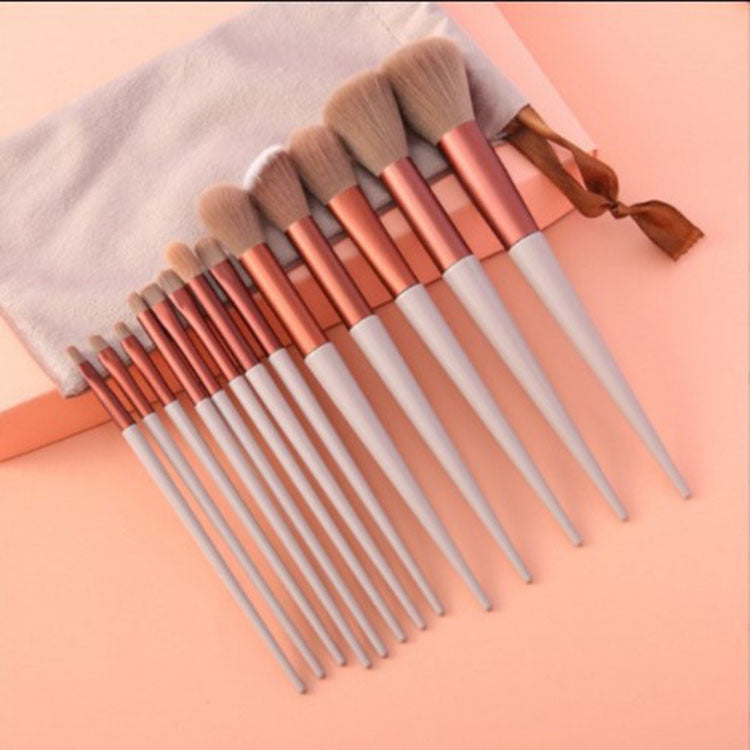 13Pcs Makeup Brush Set Foundation Blush & Eyeshadow Tools