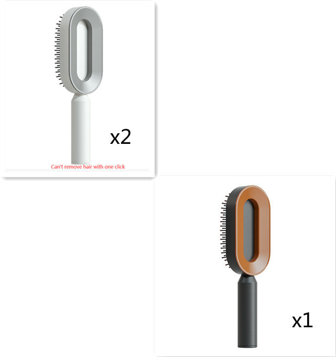 self-cleaning hair brush for women