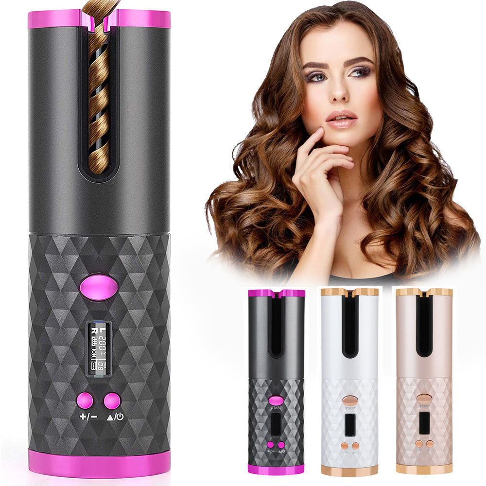 cordless automatic hair curler