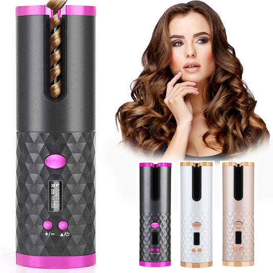 cordless automatic hair curler