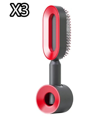 self-cleaning hair brush for women