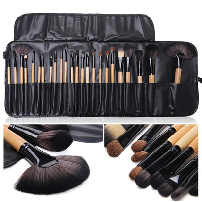 24 piece professional makeup brush set