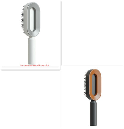 self-cleaning hair brush for women